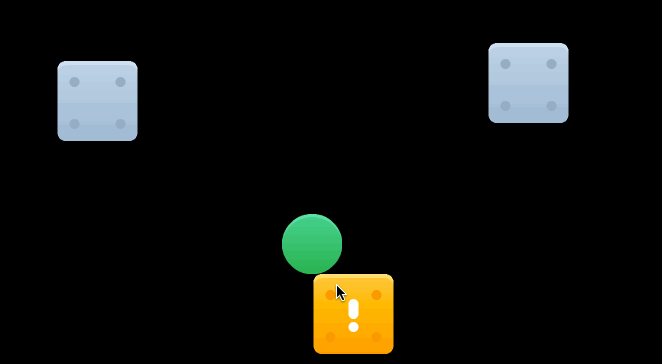 Constrain to touch with Collisions